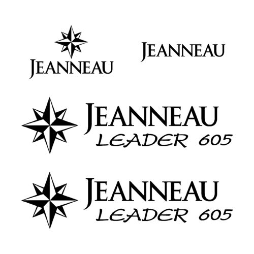kit stickers JEANNEAU LEADER 605 ref 99